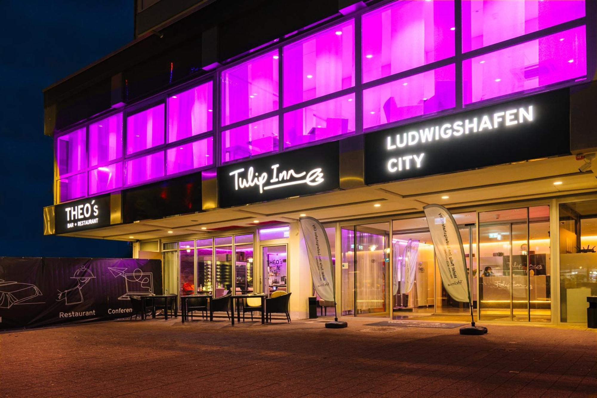 Tulip Inn Ludwigshafen City Exterior foto